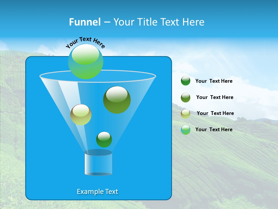 View Hill Field PowerPoint Template