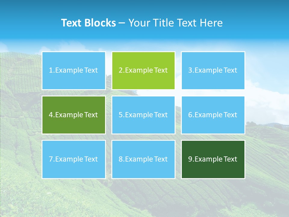 View Hill Field PowerPoint Template