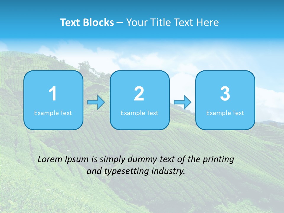 View Hill Field PowerPoint Template