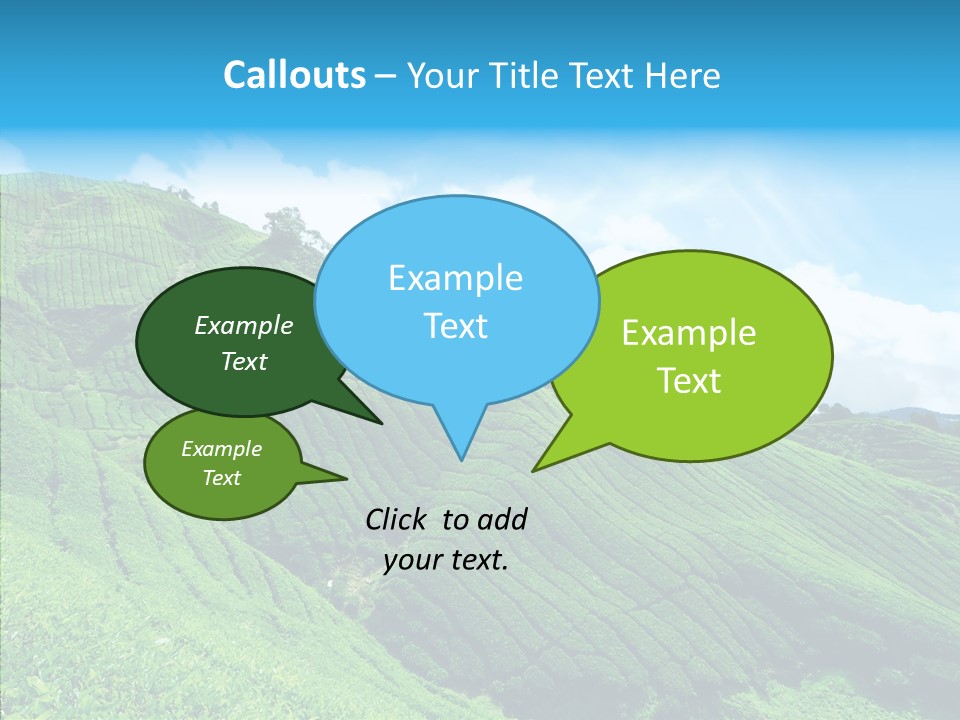 View Hill Field PowerPoint Template