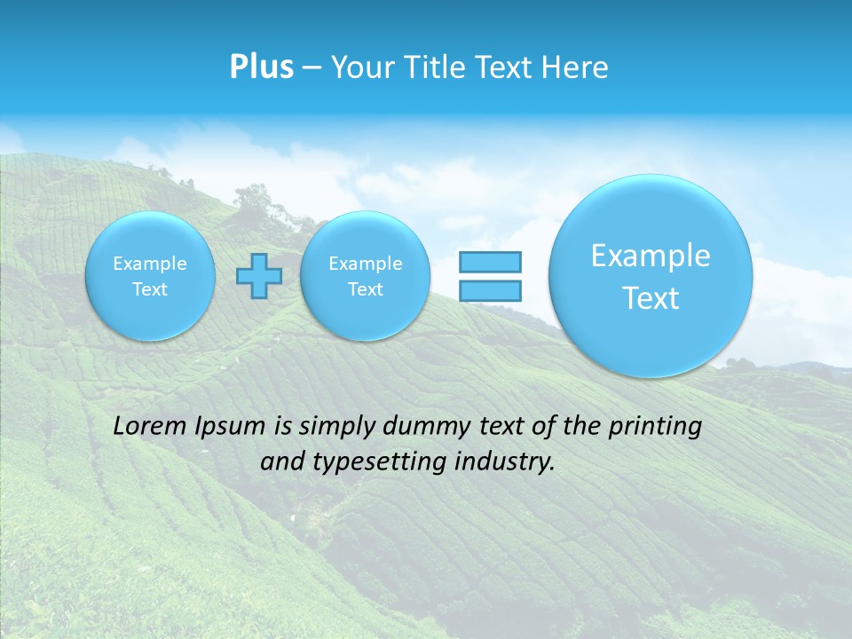 View Hill Field PowerPoint Template