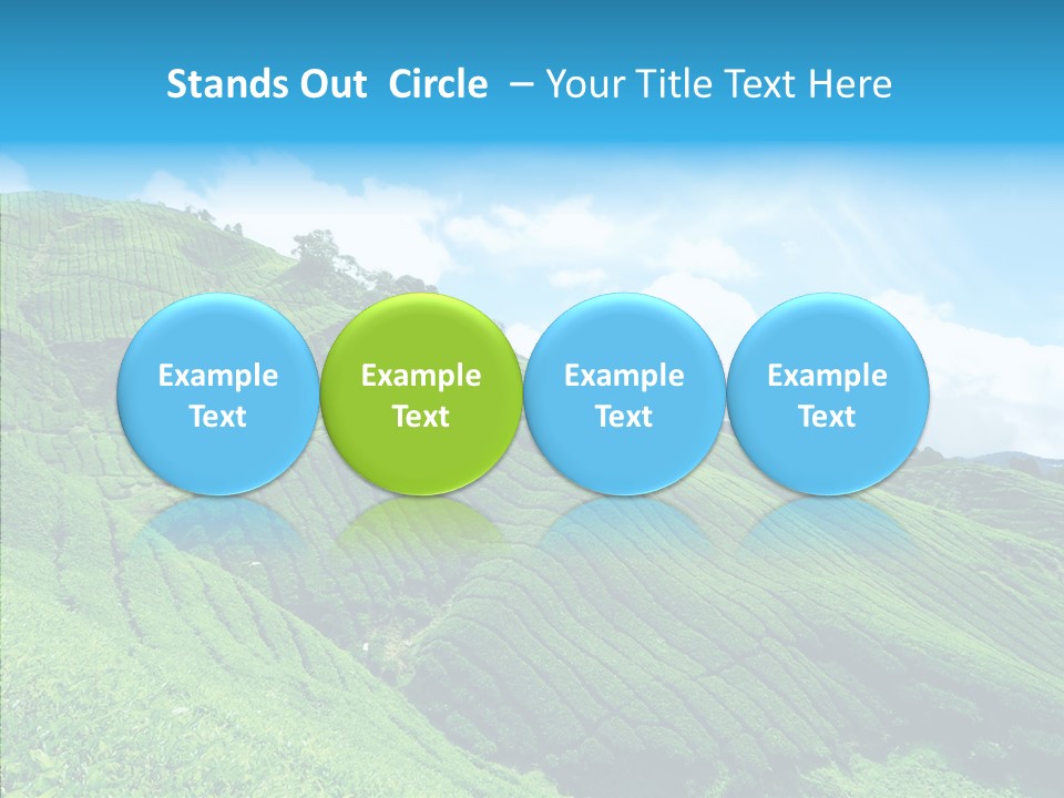 View Hill Field PowerPoint Template