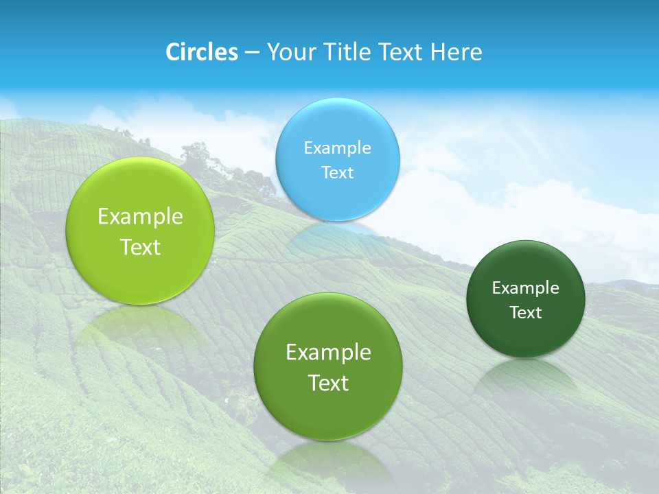 View Hill Field PowerPoint Template