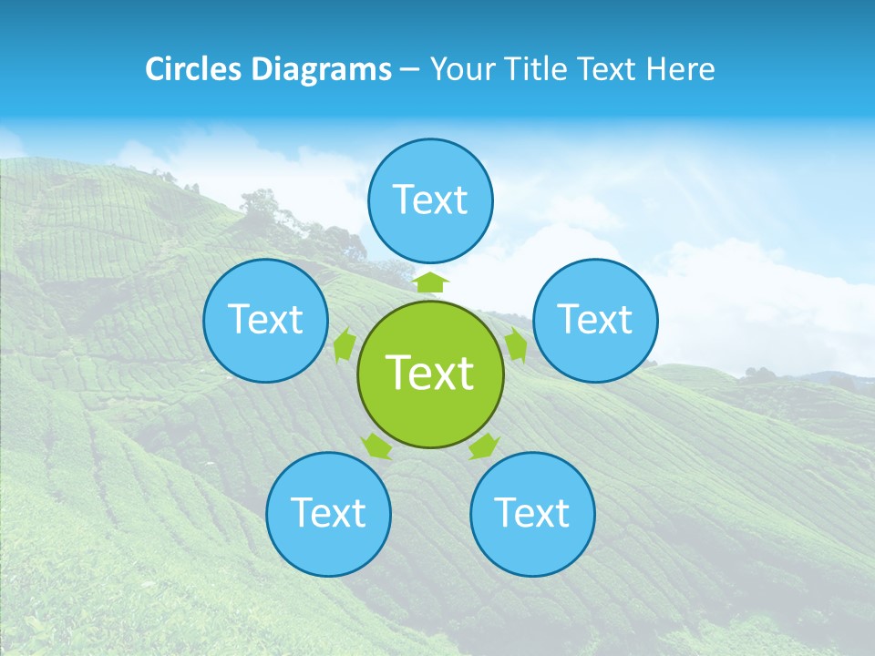 View Hill Field PowerPoint Template