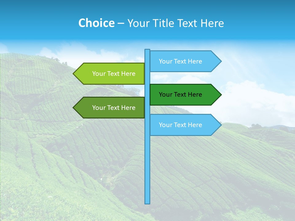 View Hill Field PowerPoint Template