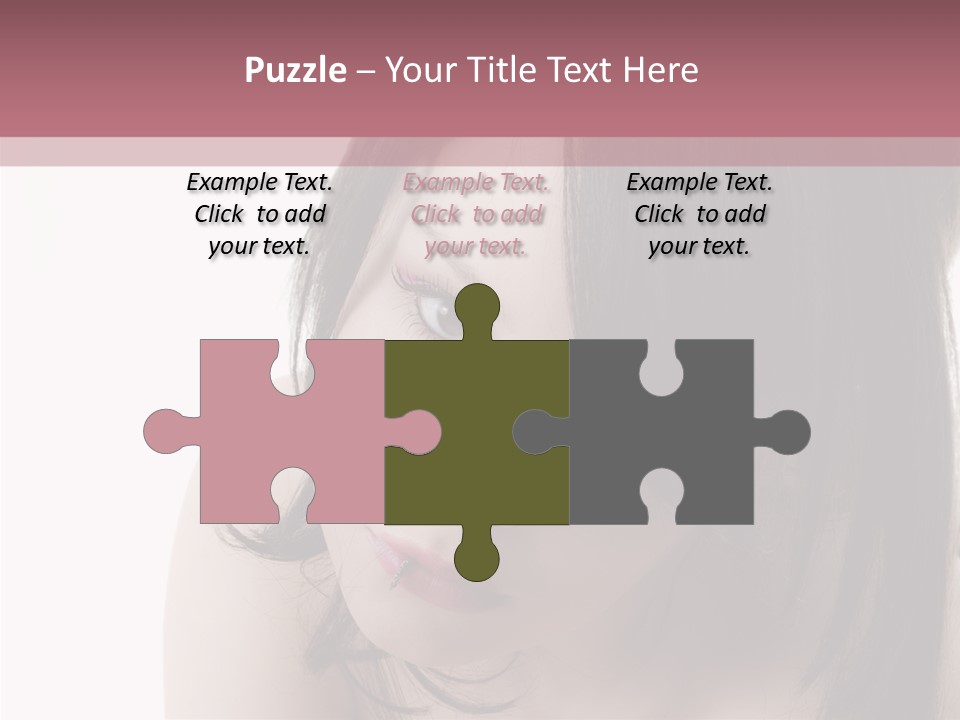 Lifestyle Dress Piercing PowerPoint Template