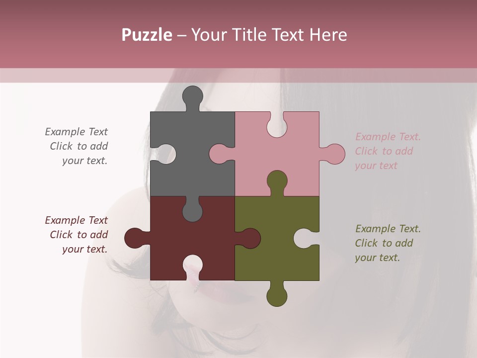 Lifestyle Dress Piercing PowerPoint Template