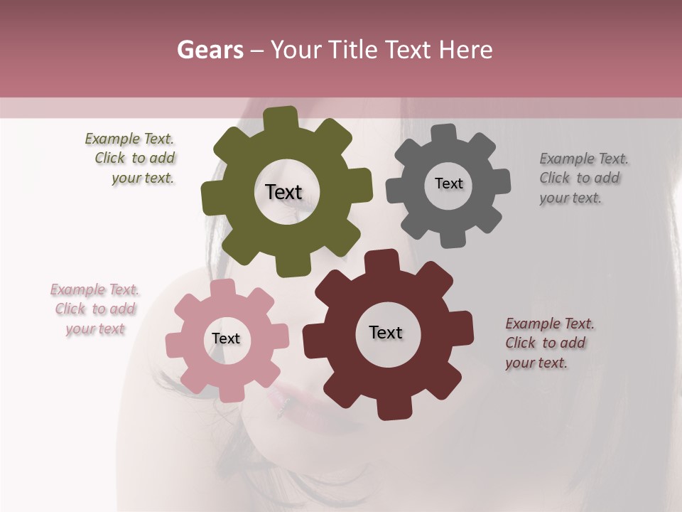 Lifestyle Dress Piercing PowerPoint Template