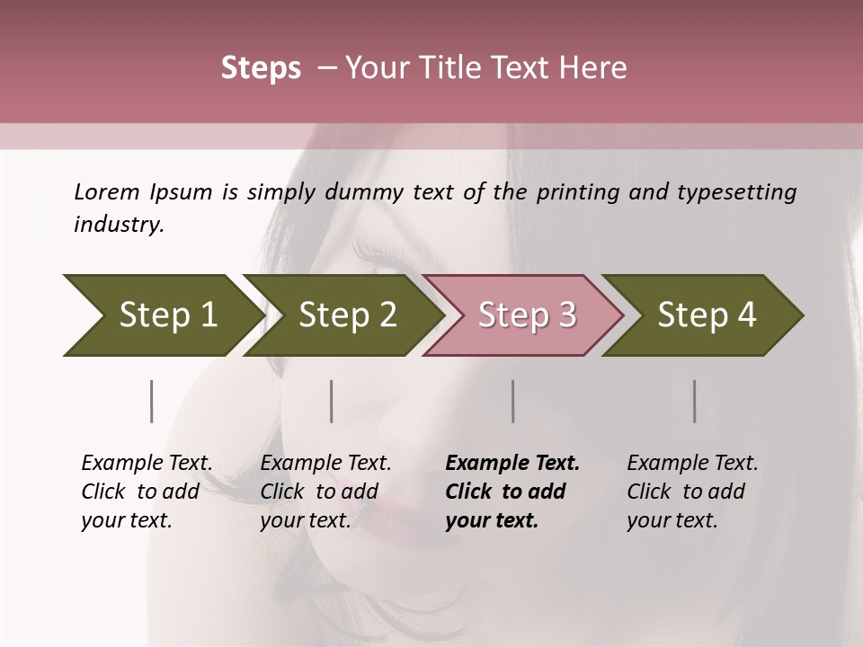 Lifestyle Dress Piercing PowerPoint Template