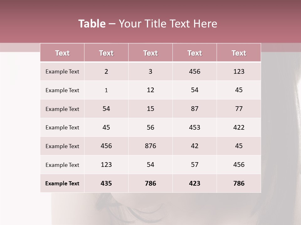 Lifestyle Dress Piercing PowerPoint Template