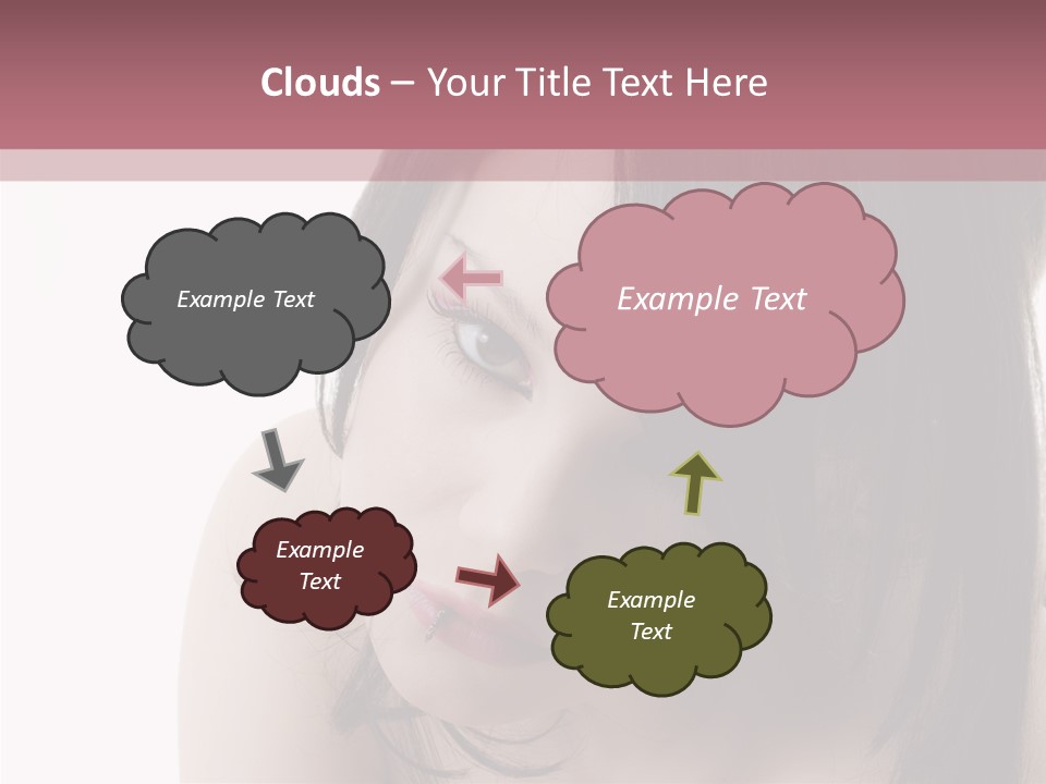 Lifestyle Dress Piercing PowerPoint Template