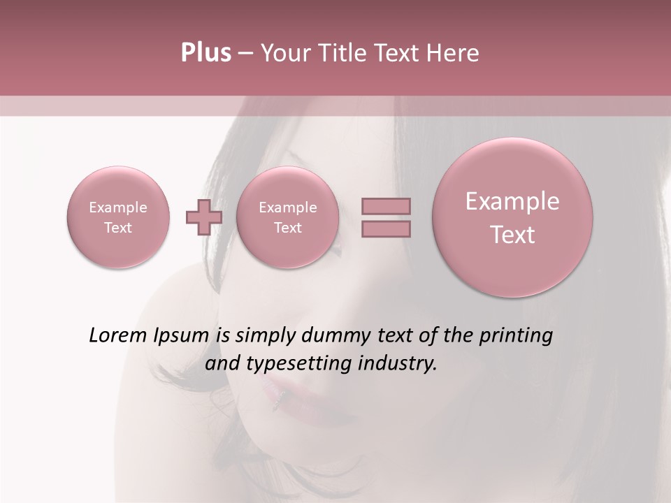 Lifestyle Dress Piercing PowerPoint Template