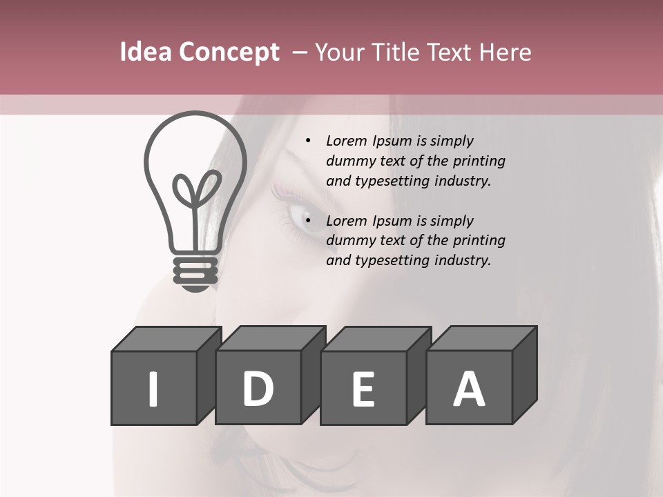 Lifestyle Dress Piercing PowerPoint Template