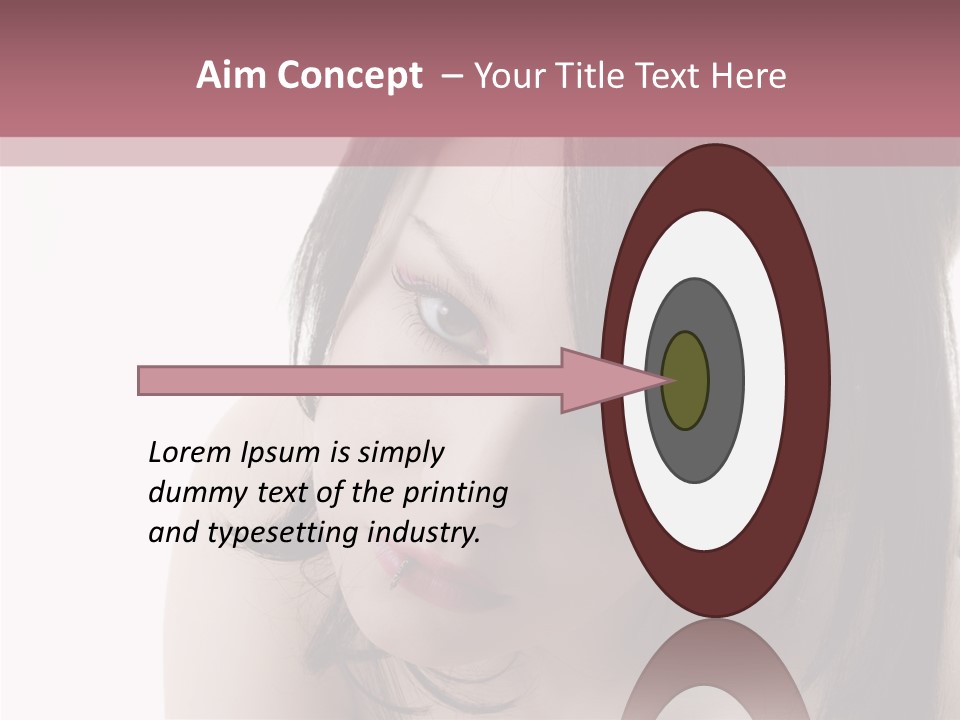 Lifestyle Dress Piercing PowerPoint Template