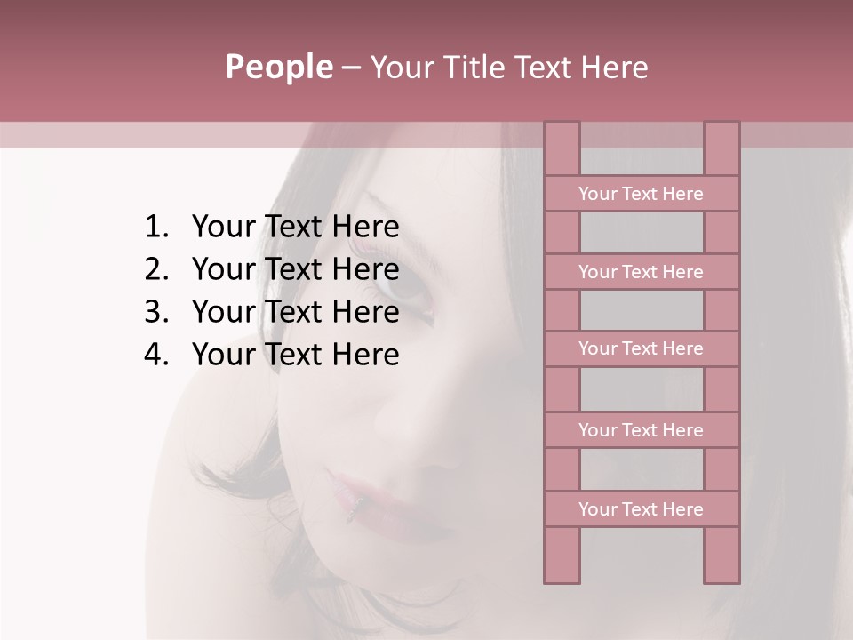 Lifestyle Dress Piercing PowerPoint Template