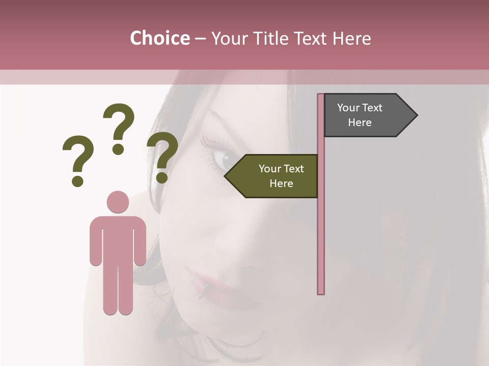 Lifestyle Dress Piercing PowerPoint Template