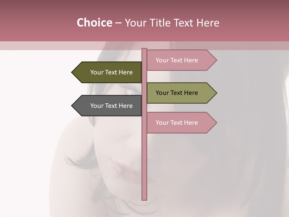 Lifestyle Dress Piercing PowerPoint Template