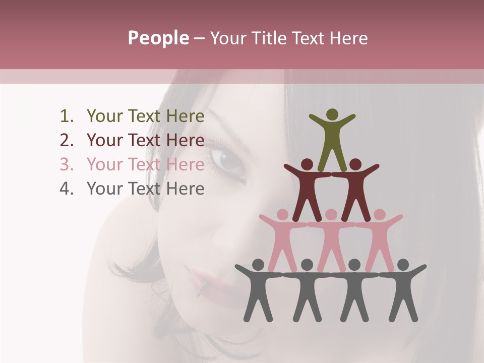 Lifestyle Dress Piercing PowerPoint Template