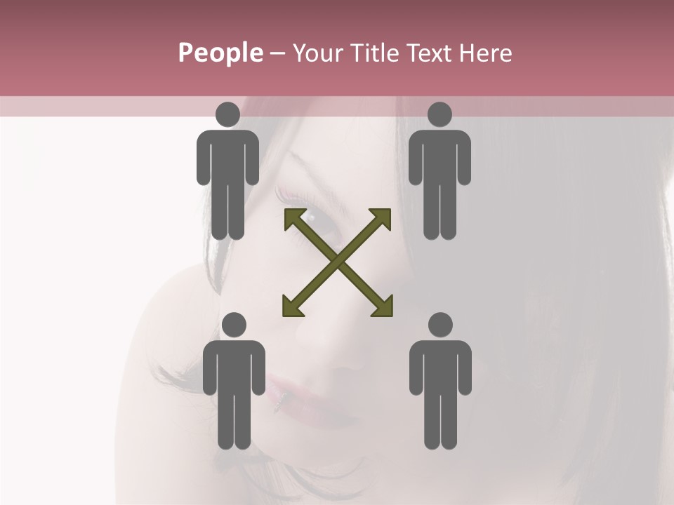 Lifestyle Dress Piercing PowerPoint Template