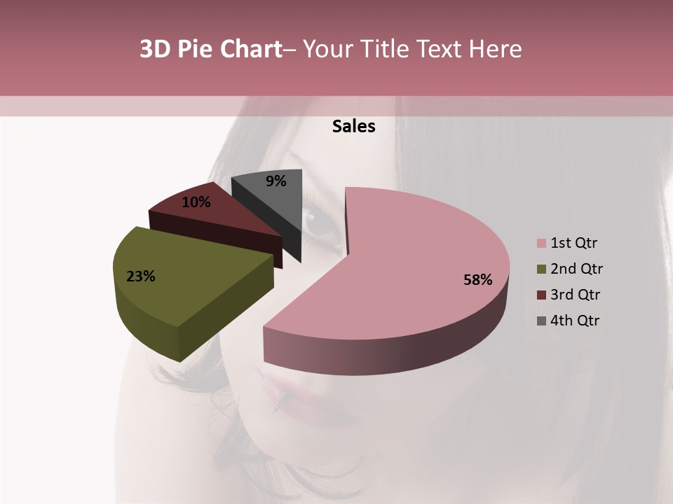 Lifestyle Dress Piercing PowerPoint Template