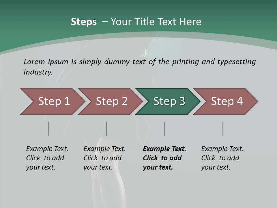 Hair  Girl PowerPoint Template