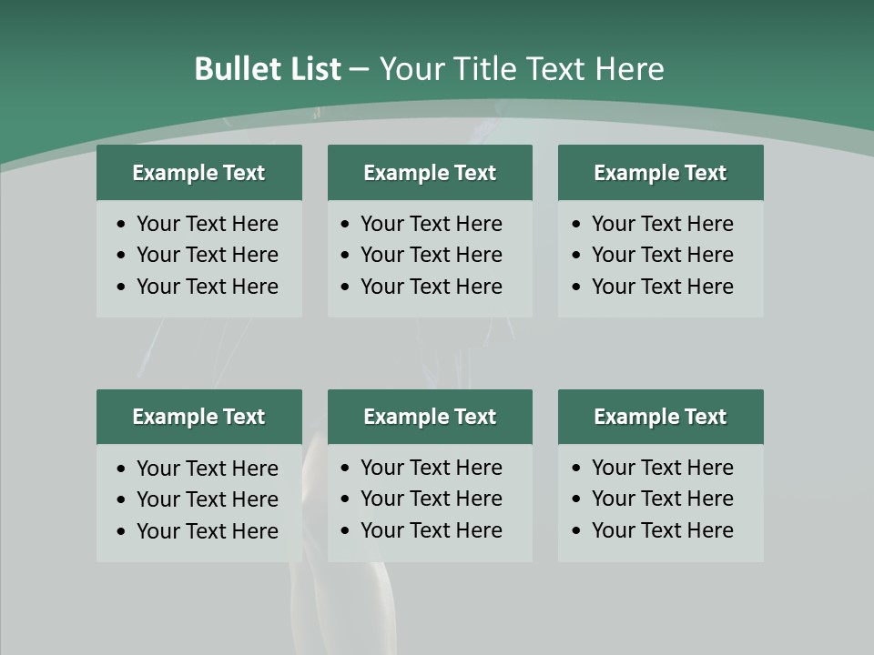 Hair  Girl PowerPoint Template