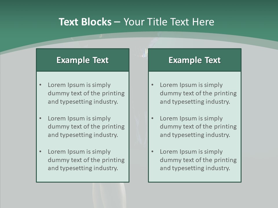 Hair  Girl PowerPoint Template