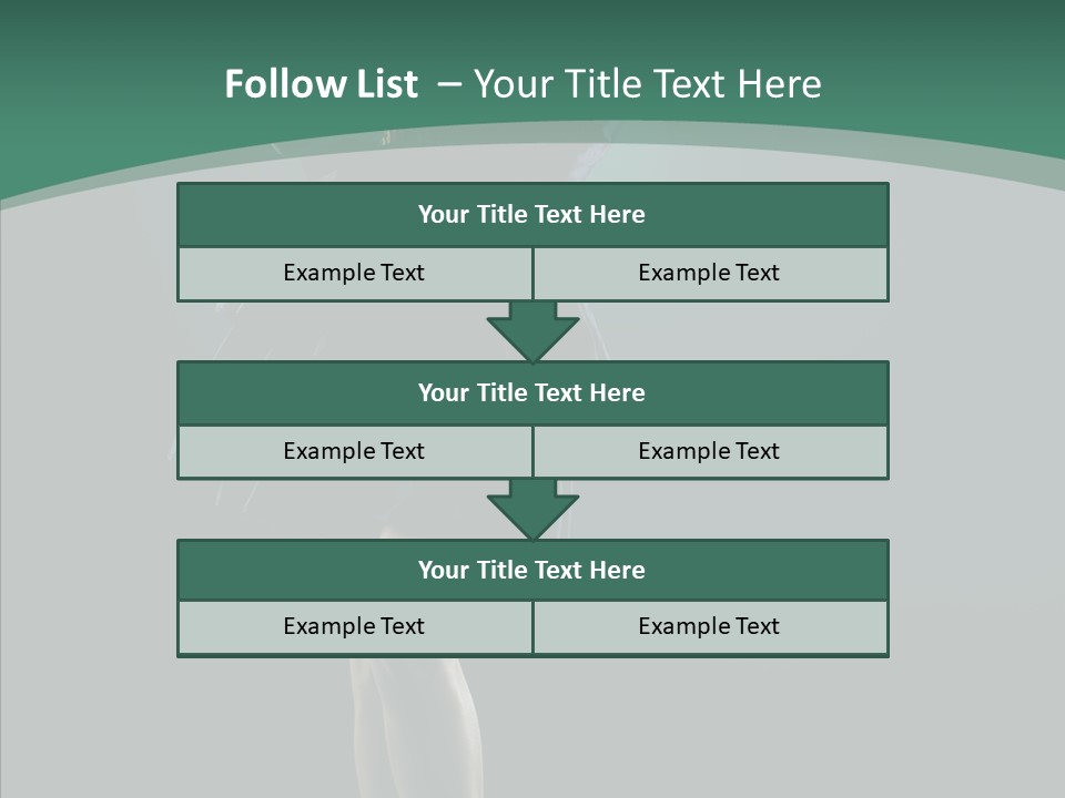 Hair  Girl PowerPoint Template