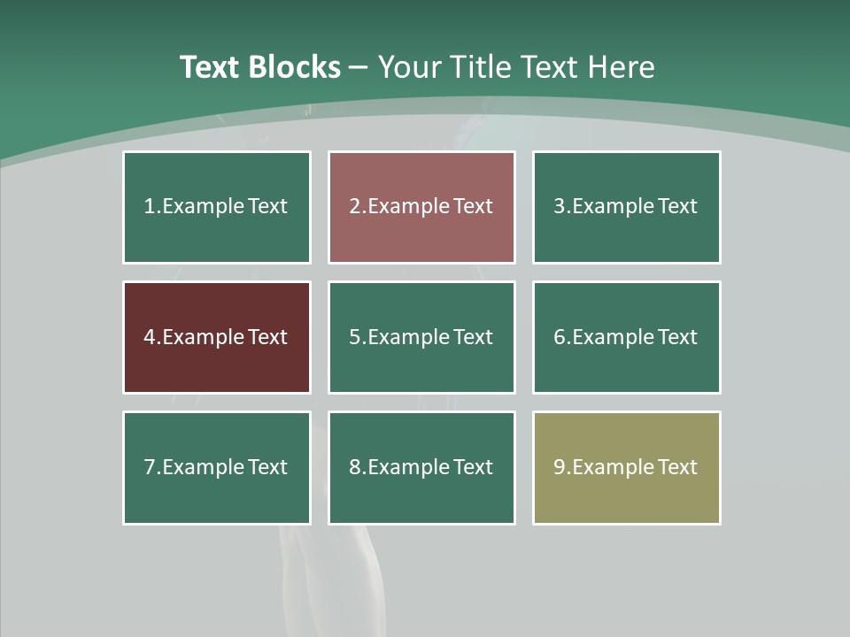 Hair  Girl PowerPoint Template