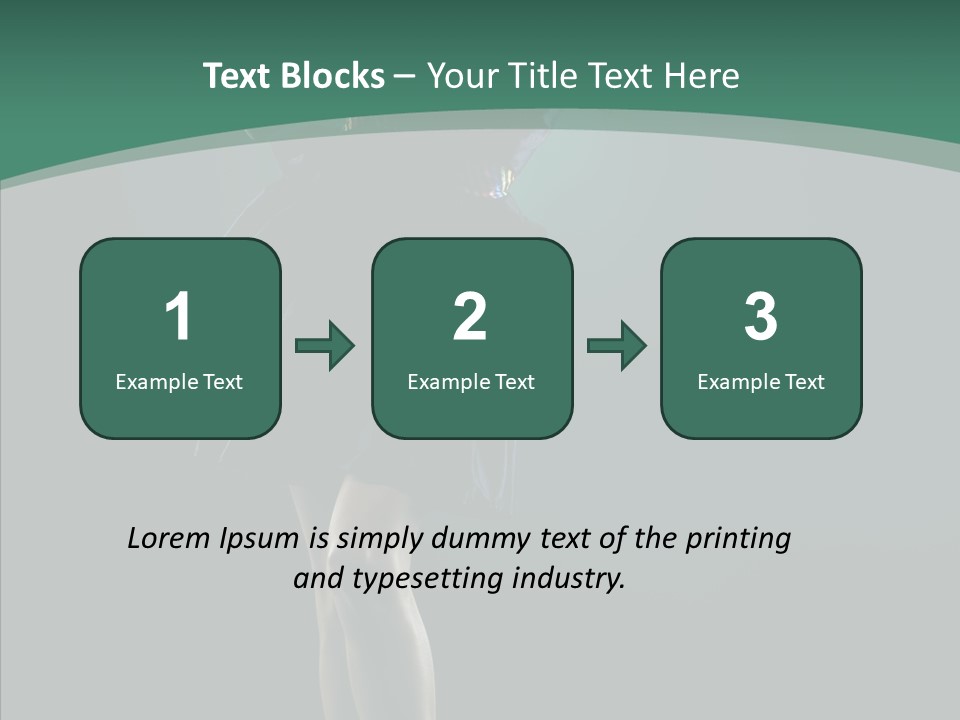 Hair  Girl PowerPoint Template