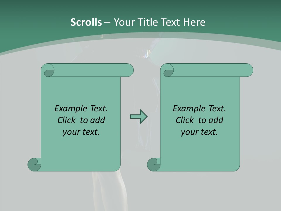 Hair  Girl PowerPoint Template