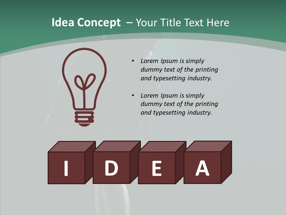 Hair  Girl PowerPoint Template