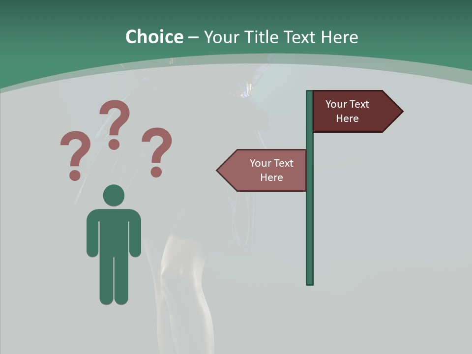 Hair  Girl PowerPoint Template