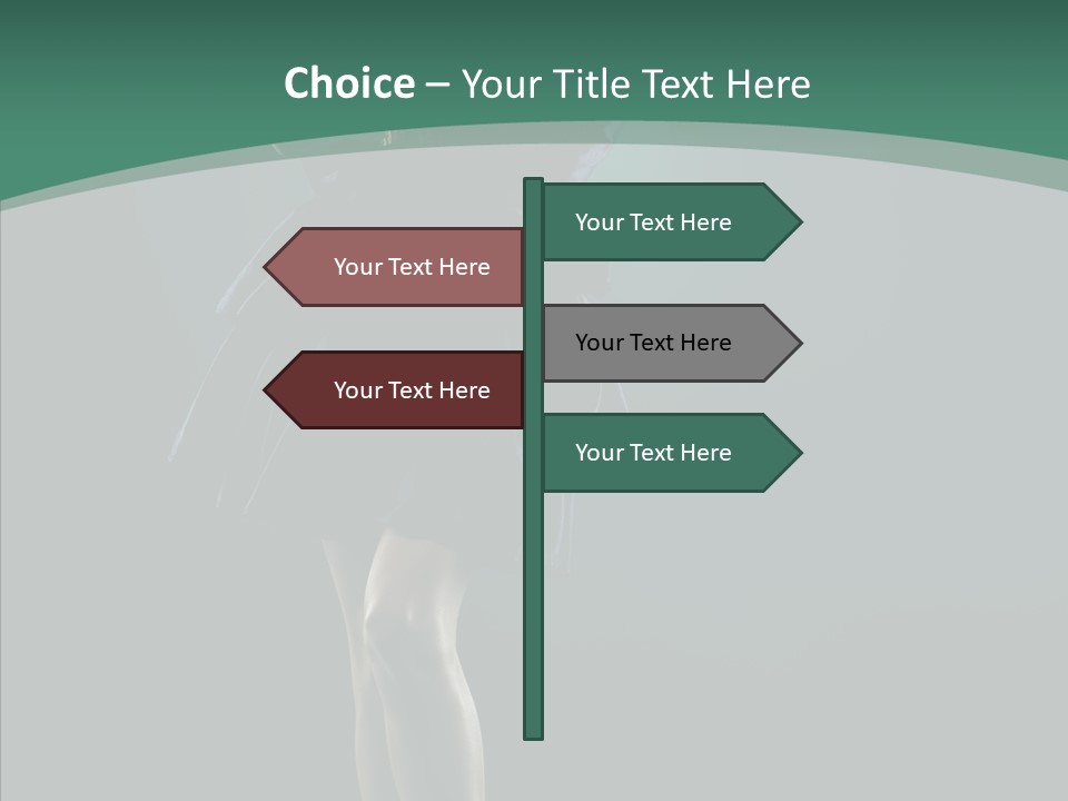 Hair  Girl PowerPoint Template