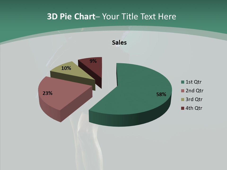 Hair  Girl PowerPoint Template