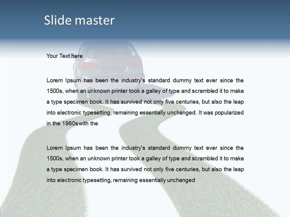 Renewable Natural Motor PowerPoint Template