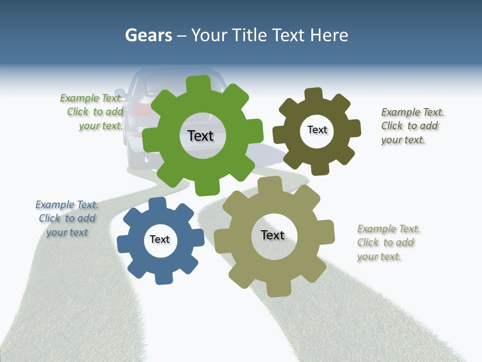 Renewable Natural Motor PowerPoint Template