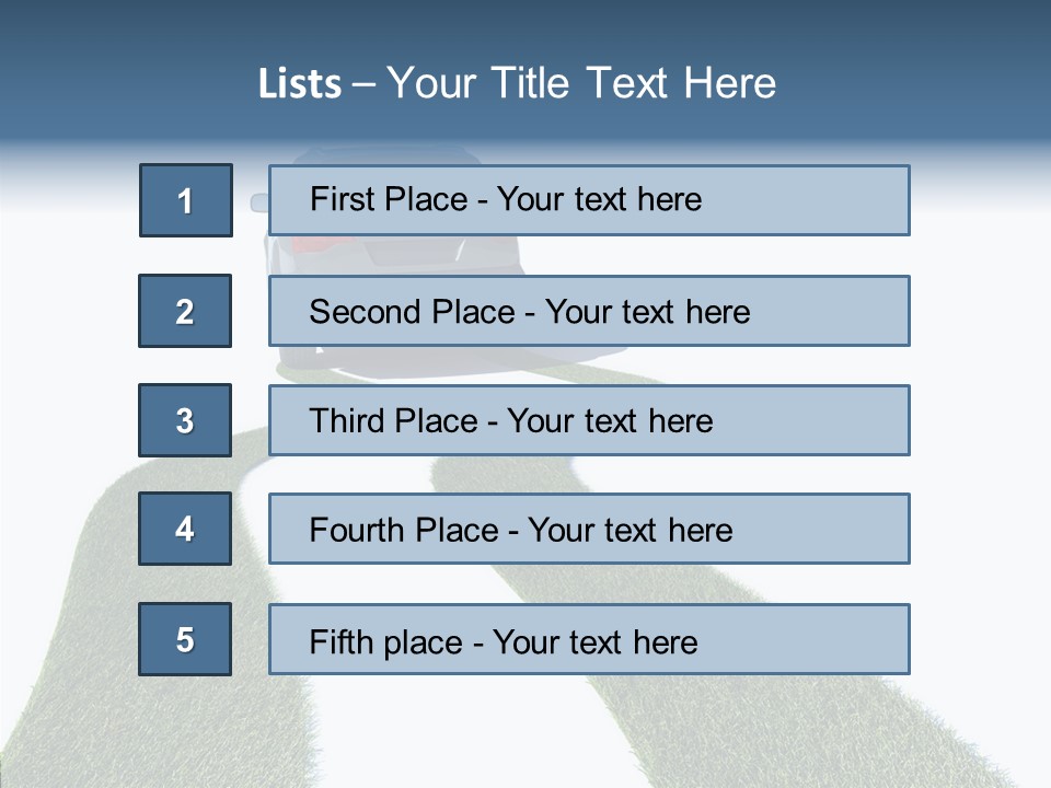 Renewable Natural Motor PowerPoint Template
