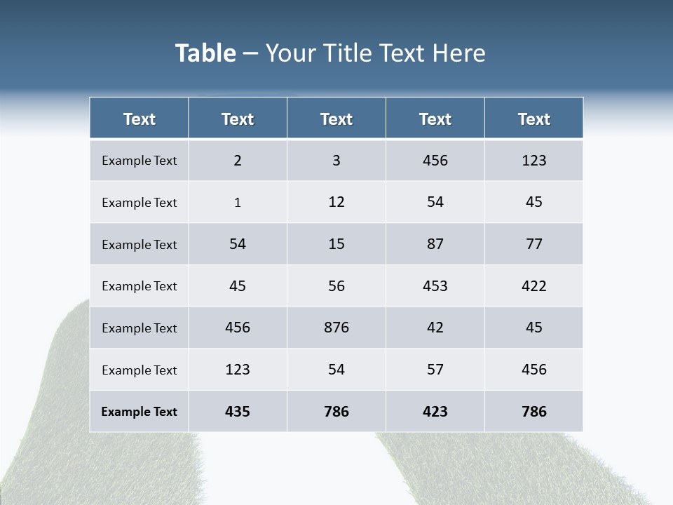 Renewable Natural Motor PowerPoint Template