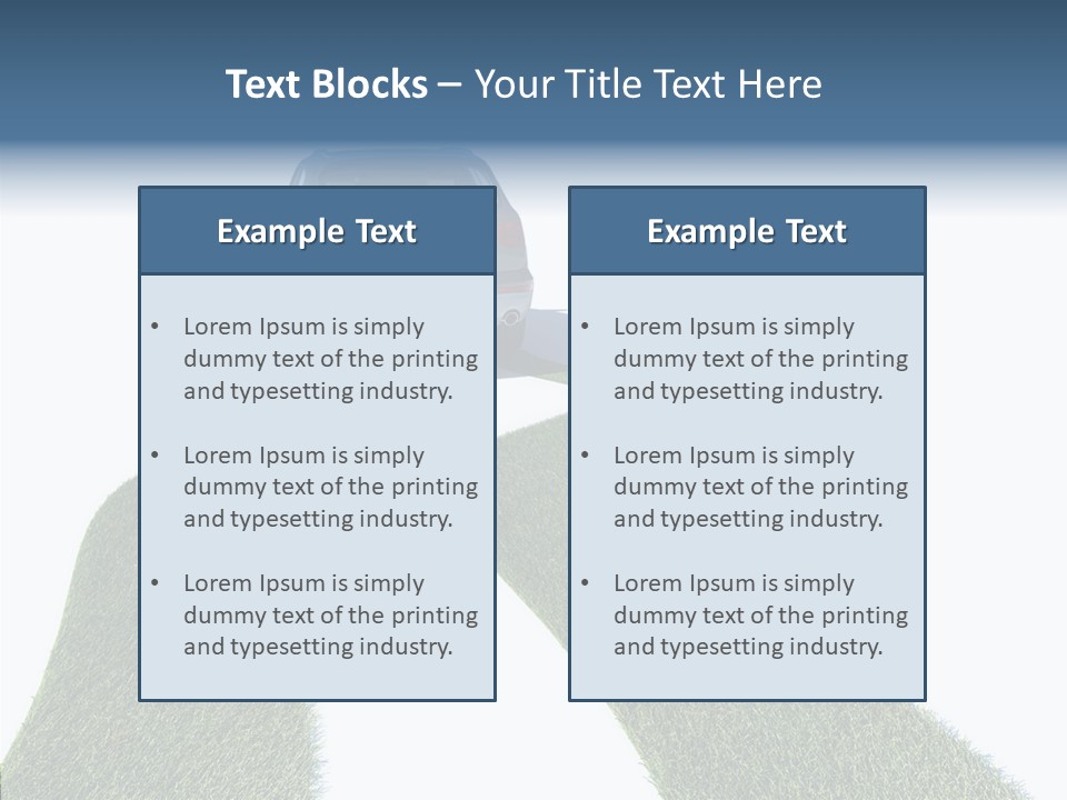 Renewable Natural Motor PowerPoint Template