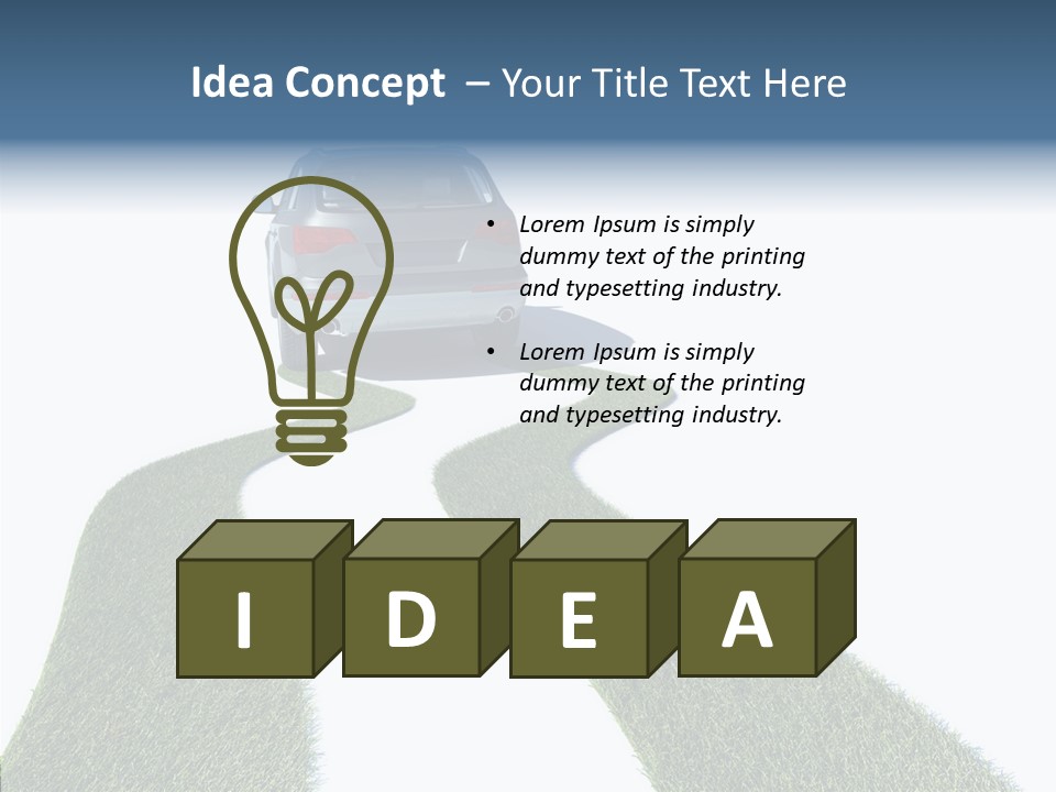 Renewable Natural Motor PowerPoint Template