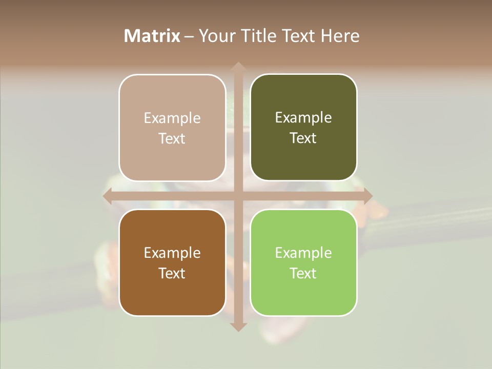 Big Hiding Green PowerPoint Template