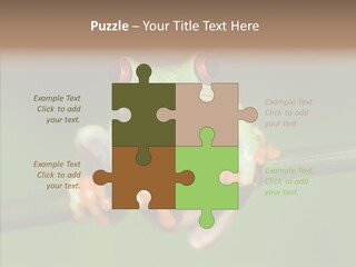 Big Hiding Green PowerPoint Template