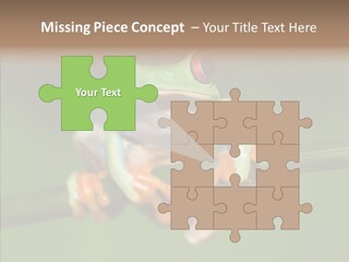 Big Hiding Green PowerPoint Template