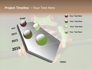 Big Hiding Green PowerPoint Template