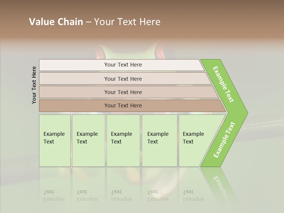Big Hiding Green PowerPoint Template