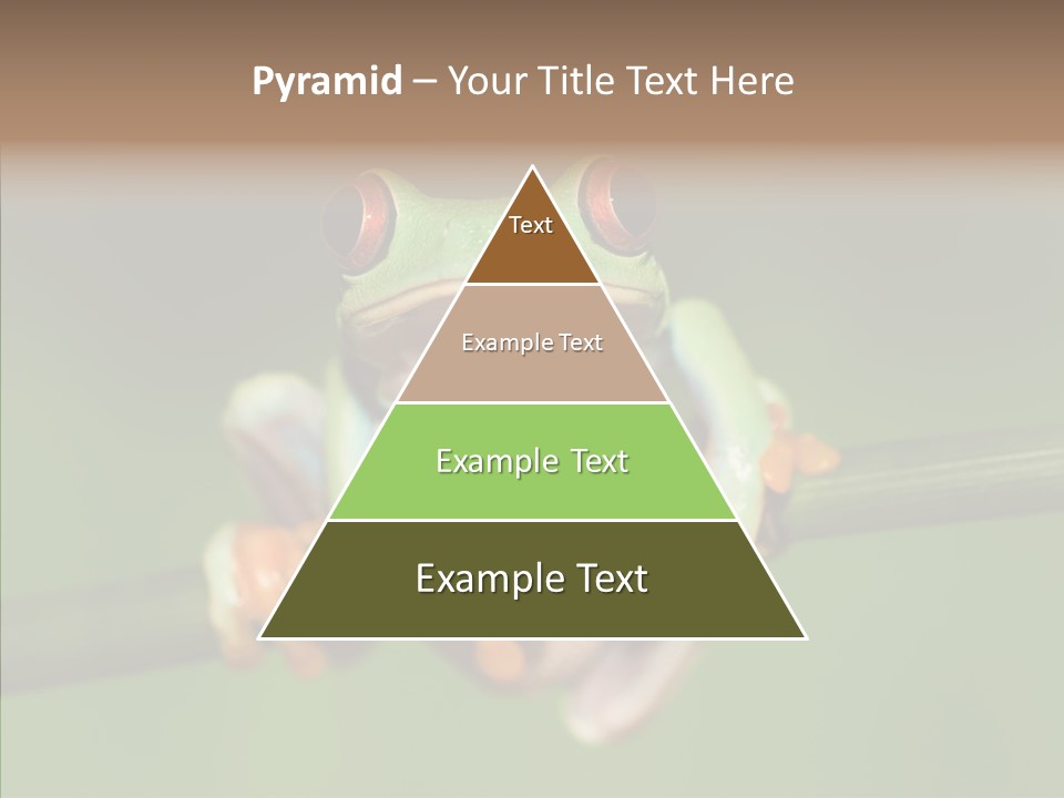 Big Hiding Green PowerPoint Template