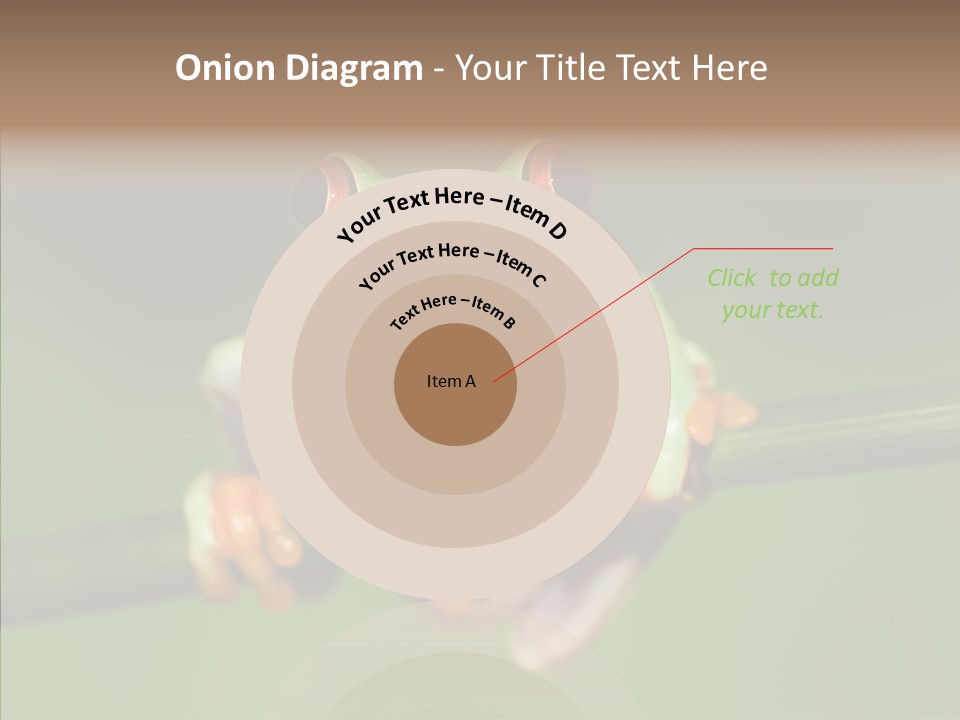 Big Hiding Green PowerPoint Template