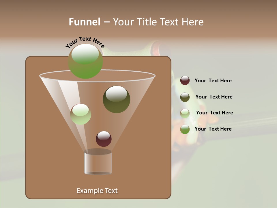 Big Hiding Green PowerPoint Template