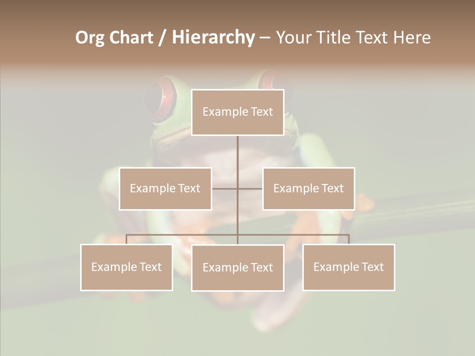 Big Hiding Green PowerPoint Template